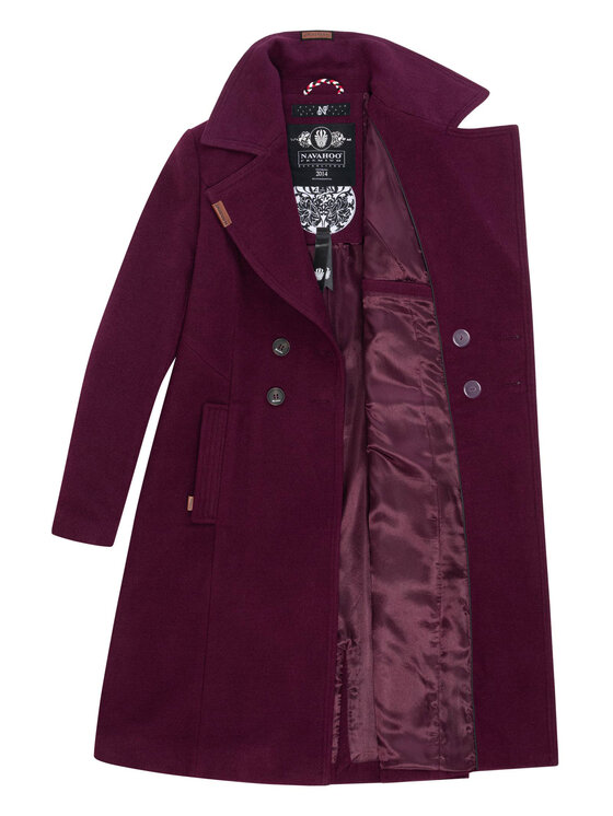 Navahoo Navahoo Kurtka zimowa Wooly Czerwony Regular Fit