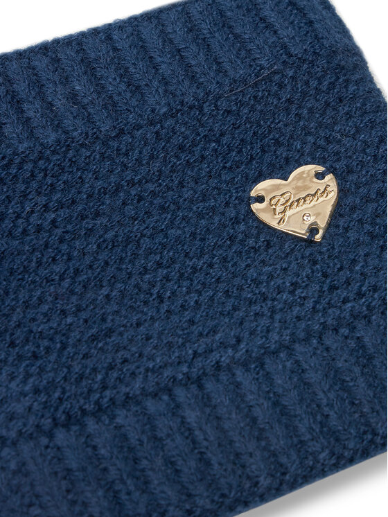 Guess Guess Komplet czapka i komin A4BZ01 Z2QP0 Niebieski