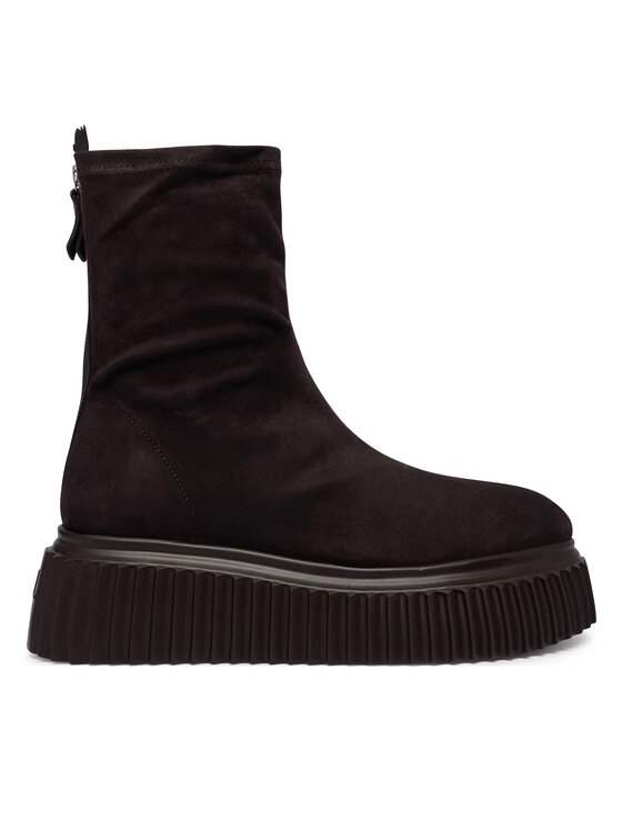 AGL AGL Botine Mirabel D751570PGM Maro închis