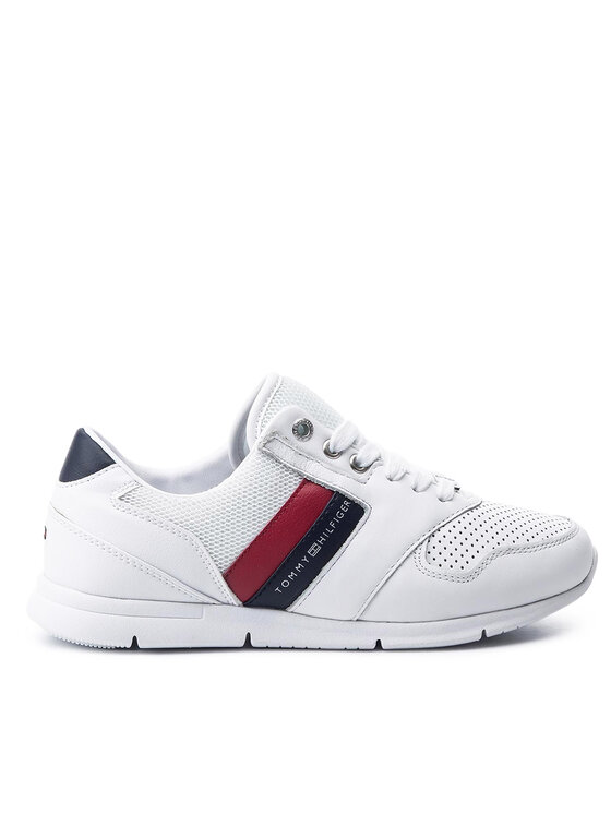 Sneakers Tommy Hilfiger Lightweight Leather FW0FW04261 Alb