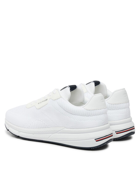 Tommy Hilfiger Tommy Hilfiger Sneakersy Lightweight Rwb Knit FM0FM05423 Bílá