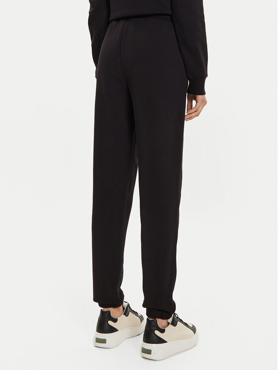 KARL LAGERFELD KARL LAGERFELD Spodnji del trenirke 246W1009 Črna Regular Fit