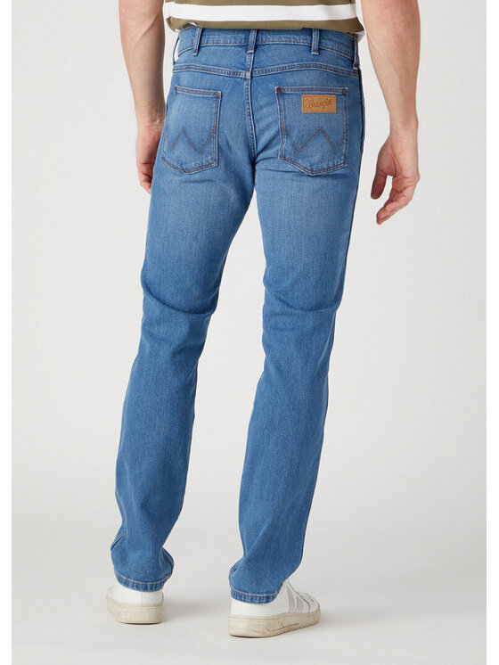 Wrangler Wrangler Jeansy Greensboro Vito Niebieski Regular Fit