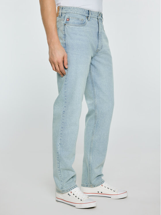 BIG STAR BIG STAR Jeansy ZACK Niebieski Loose Fit