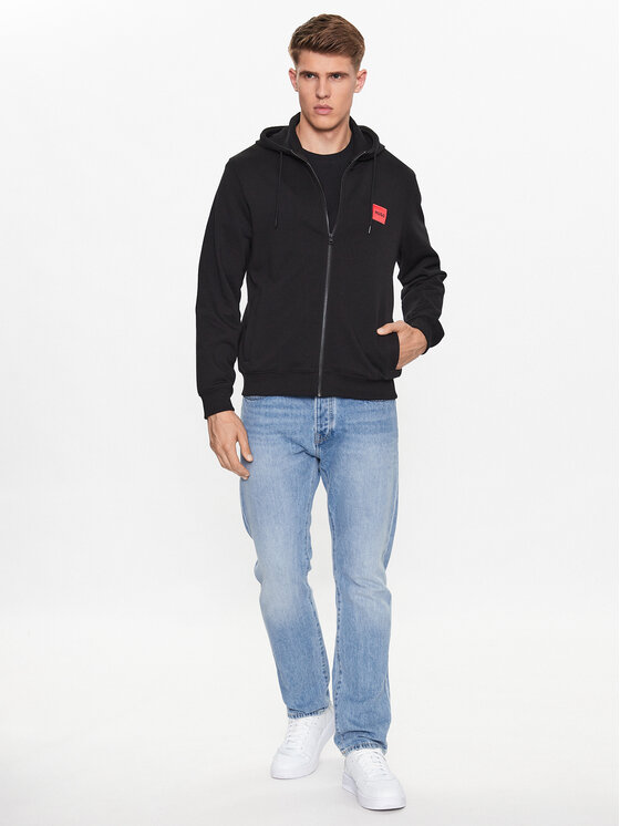 HUGO Hugo Mikina Daple212 50447972 Čierna Regular Fit