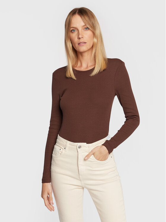 ONLY Bluză Nulan 15273542 Maro Regular Fit