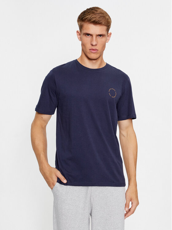 Jack&Jones T-krekls 12235209 Tumši zils Regular Fit