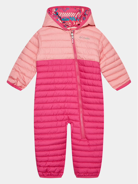 Columbia Columbia Зимовий комбінезон Powder Lite™ Reversible Bunting 1864021 Рожевий Regular Fit