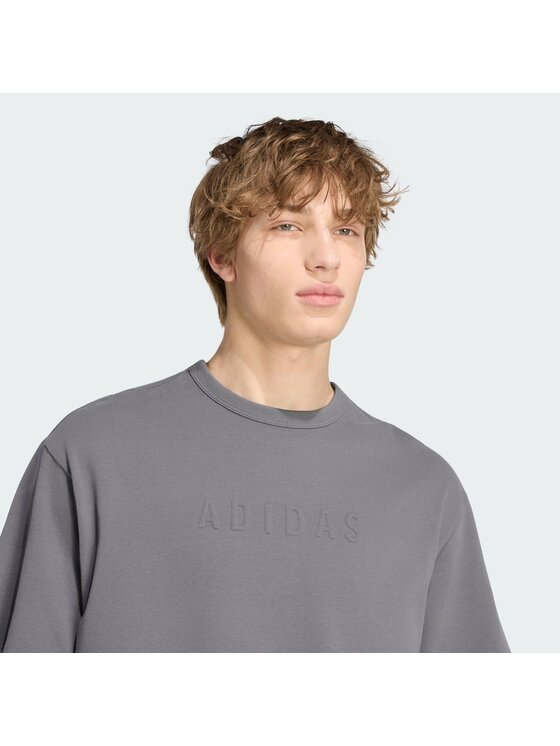 adidas adidas T-Shirt 168176 Szary Loose Fit