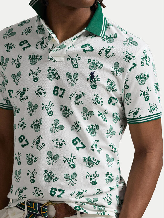Polo Ralph Lauren Polo Ralph Lauren Поло 710963484001 Білий Custom Slim Fit