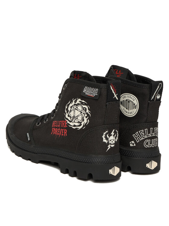 Palladium Palladium Pohodni čevlji Pampa Hellfire 74496-001-M Črna