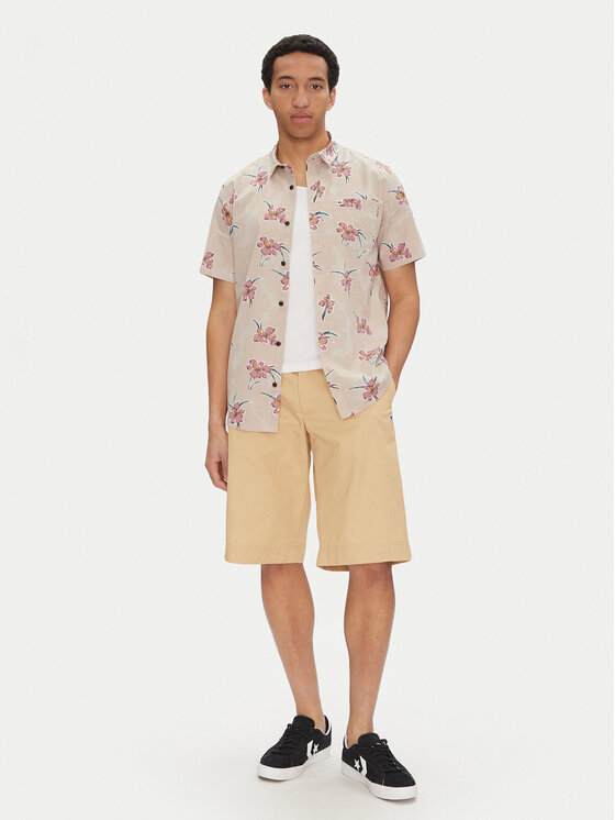 Quiksilver Quiksilver Košeľa Apero Classic EQYWT04605 Béžová Regular Fit