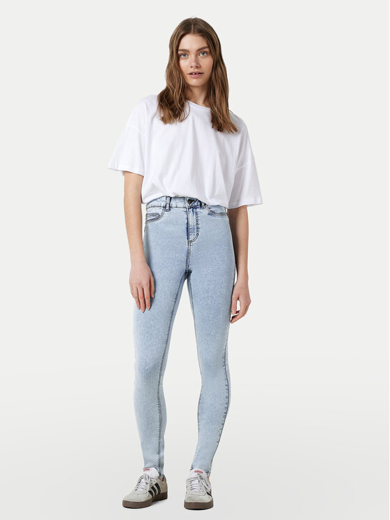 Noisy May Noisy May Blugi Callie 27030614 Albastru celest Skinny Fit