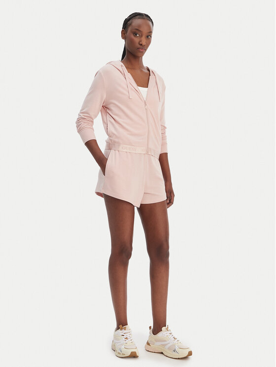 Guess Guess Bluza O6GQ01 KCQP2 Różowy Regular Fit