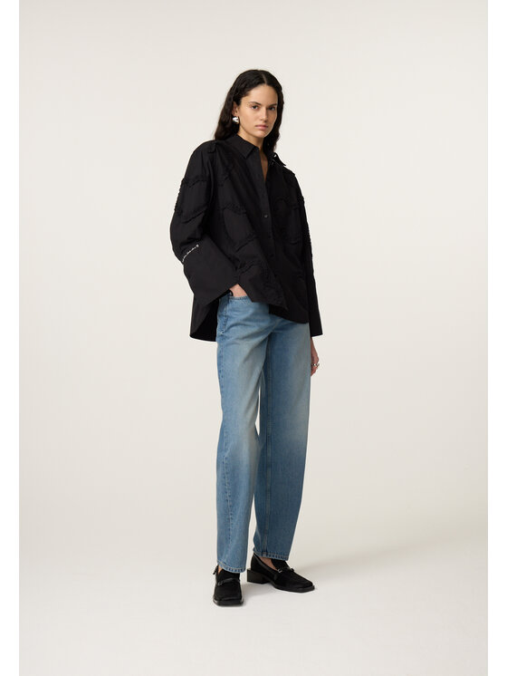 Fabienne Chapot Fabienne Chapot Bluzka 6898-509-101 Czarny Regular Fit