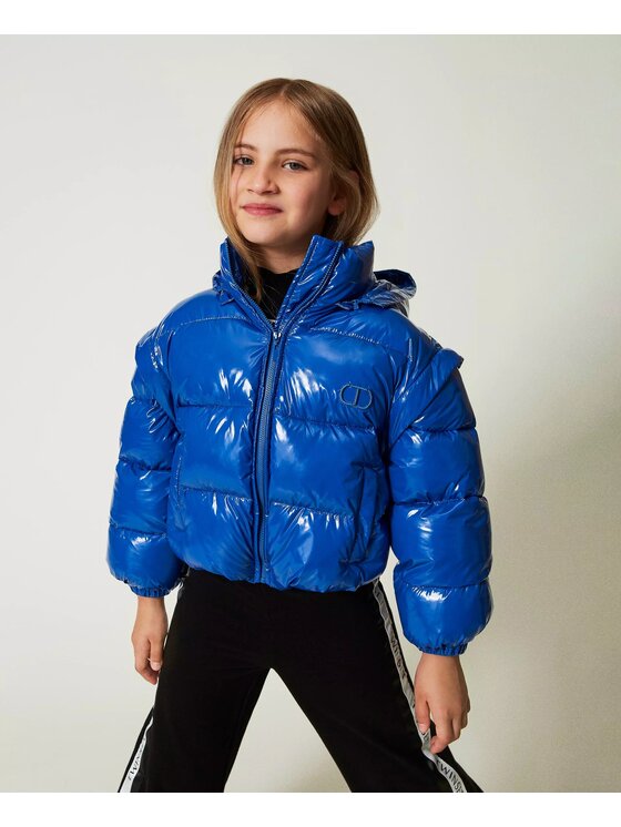 TWINSET TWINSET Kurtka zimowa 242GJ2160 Niebieski Regular Fit
