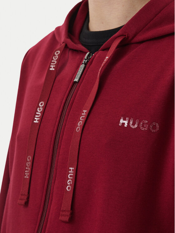 HUGO HUGO Mikina Id 50556350 Červená Regular Fit
