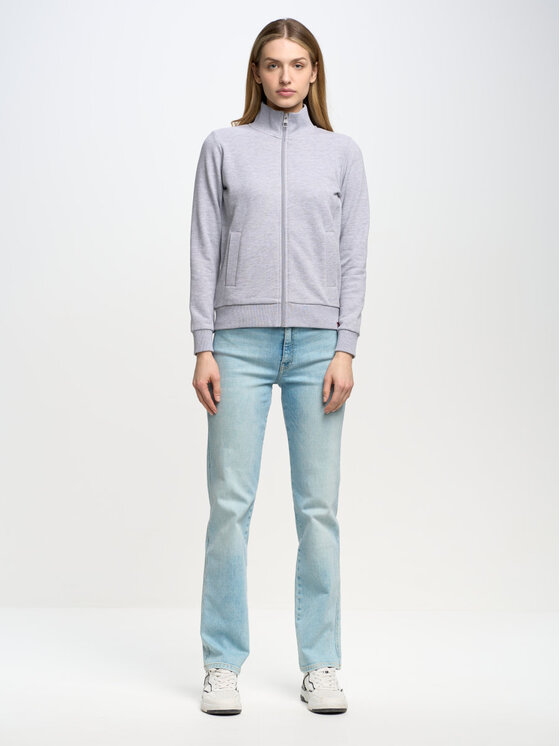 BIG STAR BIG STAR Bluza CHITA_901_170 Szary Basic Fit