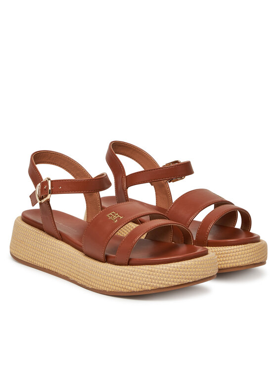 Tommy Hilfiger Tommy Hilfiger Espadryle T3A2-33793-0326 S Brązowy
