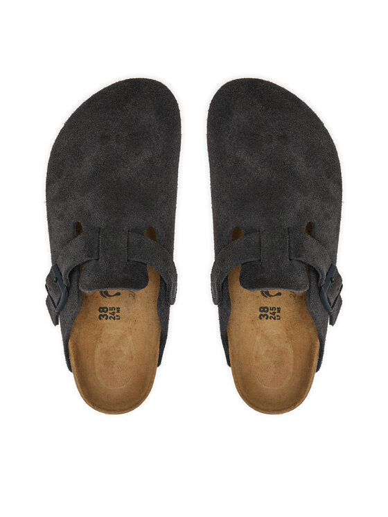 Birkenstock Birkenstock Ciabatte Boston zamsz 1028552 Grigio