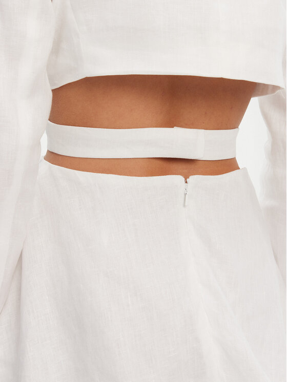 Bardot Bardot Sukienka letnia 59860DB Biały Regular Fit