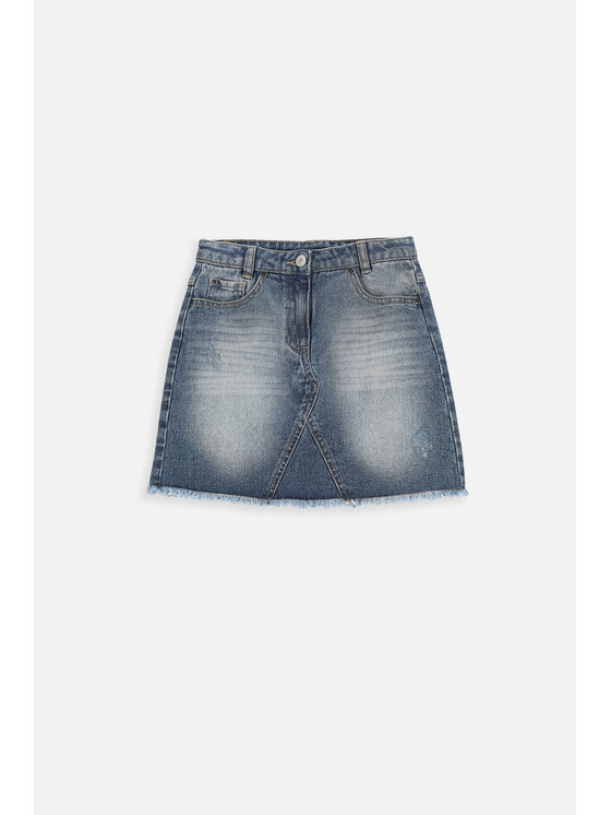 Coccodrillo Coccodrillo Spódnica ZC3124202JCG-014 Niebieski Regular Fit