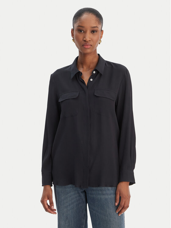 Marella Marella Camicia Febe 2613111051 Blu scuro Regular Fit