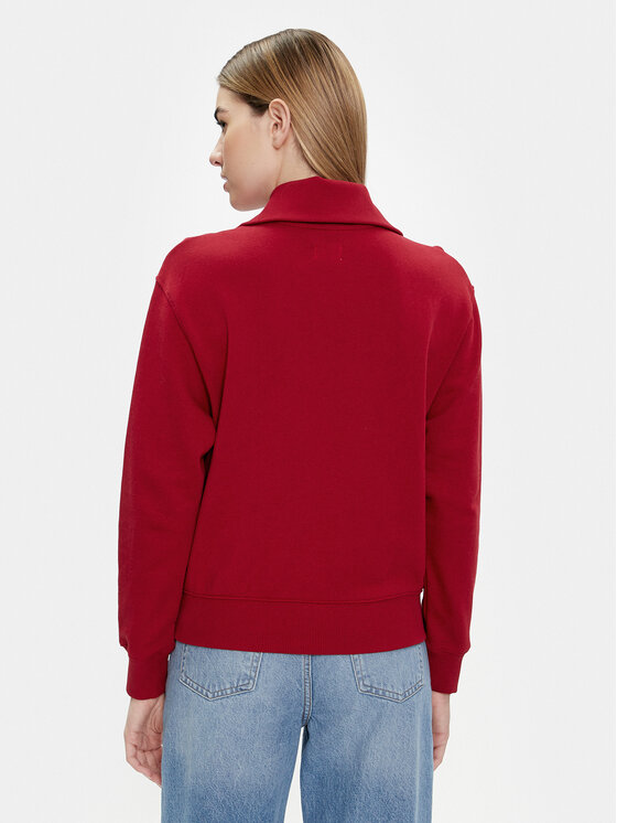 Wrangler Wrangler Felpa 112351962 Rosso Regular Fit