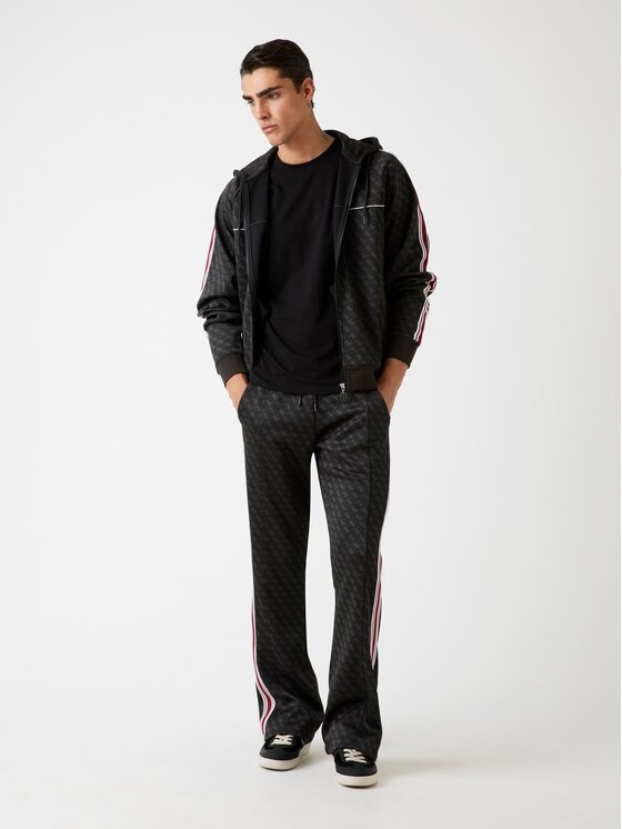 Guess Guess Spodnie materiałowe 179263 Czarny Regular Fit