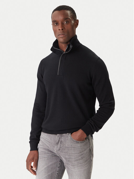 KARL LAGERFELD KARL LAGERFELD Sweater 655005 554399 Fekete Slim Fit