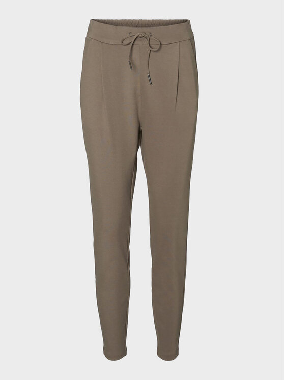 Vero Moda Vero Moda Hlače iz tkanine Eva 10197909 Rjava Loose Fit