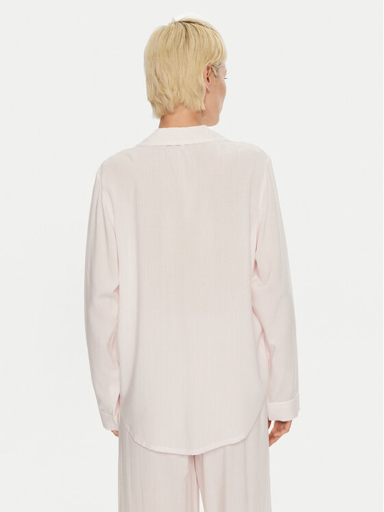 Tommy Hilfiger Tommy Hilfiger Pyžamový top UW0UW05635 Růžová Loose Fit