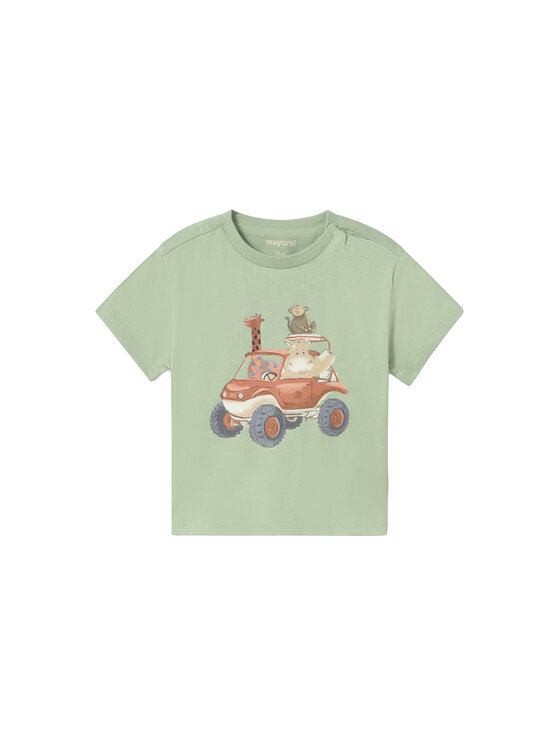 Mayoral Mayoral T-Shirt 1010 Πράσινο Regular Fit