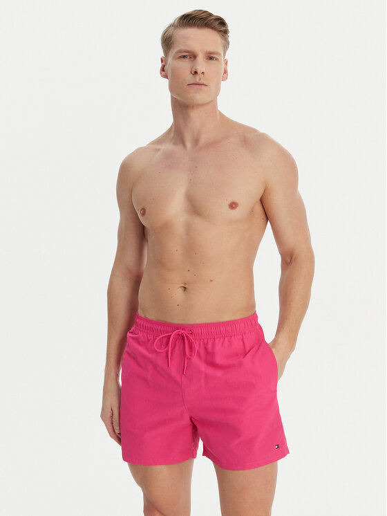 Tommy Hilfiger Tommy Hilfiger Plavecké šortky UM0UM03477 Ružová Regular Fit