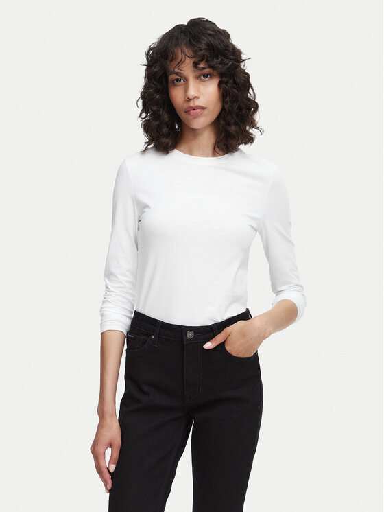 Guess Jeans Guess Jeans Blúz W4YI22 J1314 Fehér Regular Fit