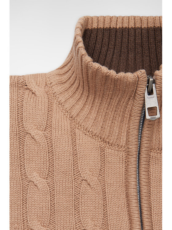 Próchnik Próchnik Kardigan PM9 SW073224000037 Beżowy Regular Fit