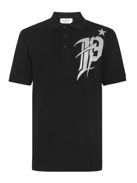 PHILIPP PLEIN PHILIPP PLEIN Polo 12853 Nero Slim Fit