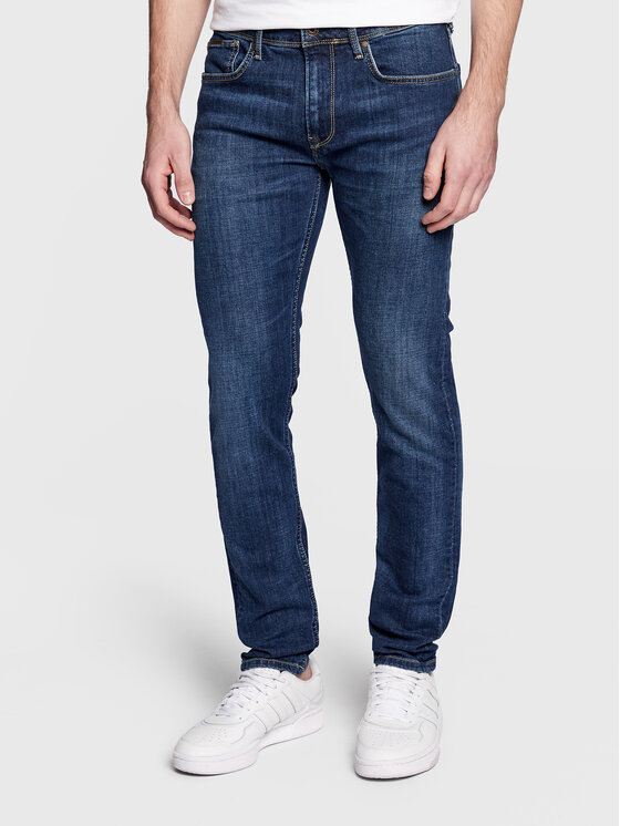Pepe Jeans Blugi Finsbury PM206321 Albastru Skinny Fit