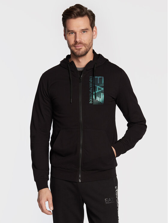 EA7 Emporio Armani EA7 Emporio Armani Bluza 6LPM53 PJ05Z 1200 Czarny Regular Fit