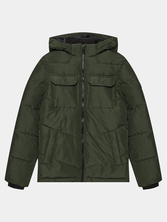 Kurtka zimowa Jack&Jones Junior, Rozmiar 152, Zielona, Mason 12236556
