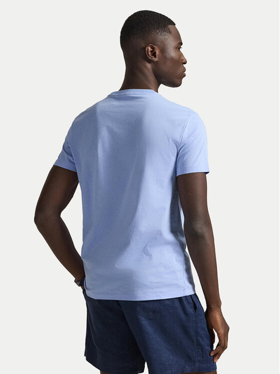 Polo Ralph Lauren Polo Ralph Lauren T-shirt 710671438020 Plava Slim Fit