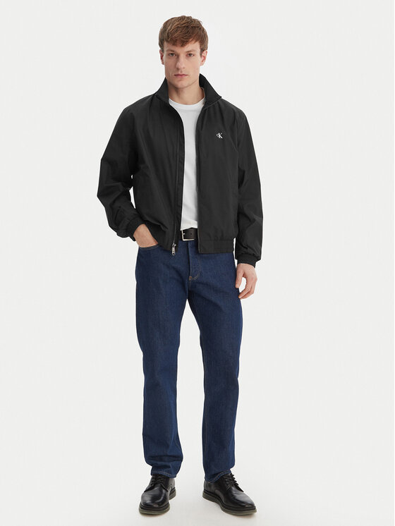 Calvin Klein Jeans Calvin Klein Jeans Pārejas jaka Harrington LV04RF520G Melns Regular Fit