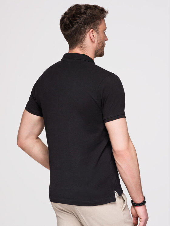 Ombre Ombre Polo OM-POBS-0171 Kolorowy Regular Fit