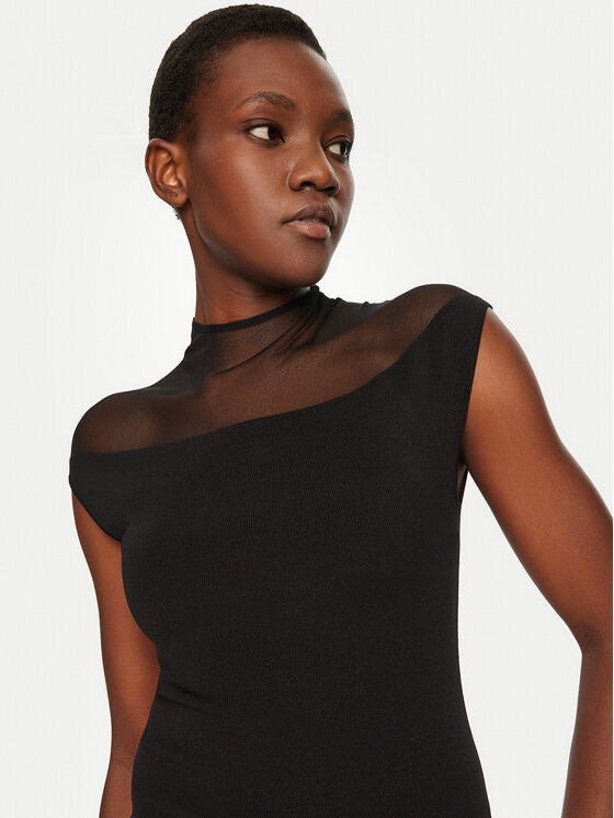 Calvin Klein Calvin Klein Vsakodnevna obleka K20K207919 Črna Regular Fit