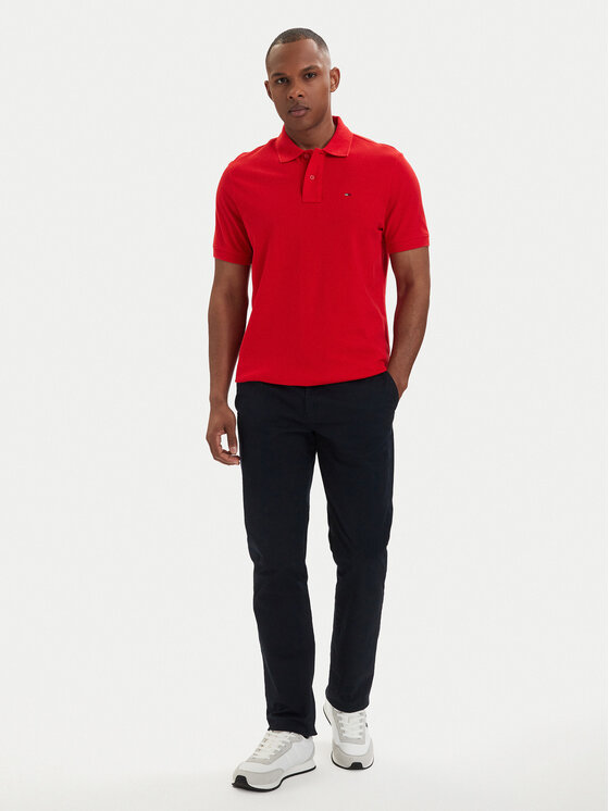 Tommy Jeans Tommy Jeans Polo marškinėliai DM0DM22711 Raudona Regular Fit