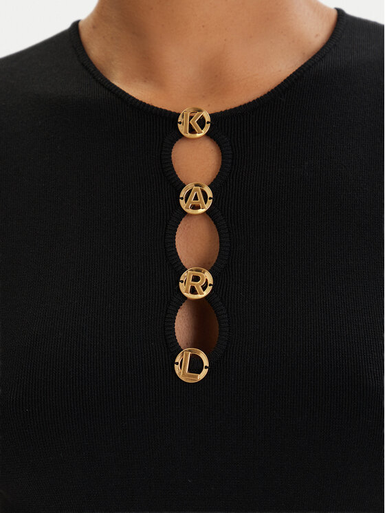 KARL LAGERFELD KARL LAGERFELD Blusa B1W18014 Nero Slim Fit