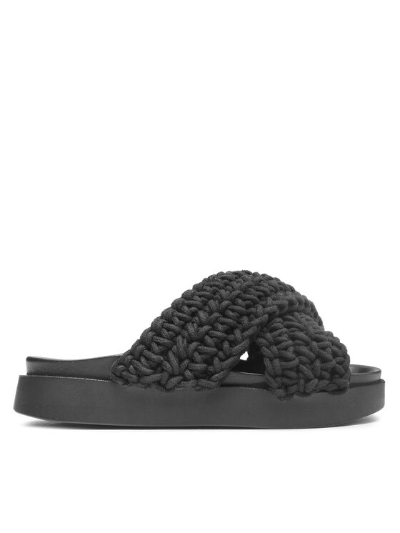 Şlapi Inuikii Femei, Mărimea: 40, Negru, Woven 70104-105
