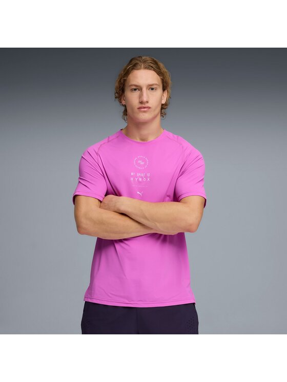 Puma Puma Koszulka techniczna 528567 Różowy Regular Fit