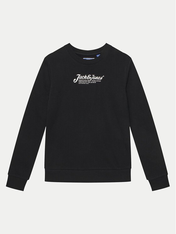Chłopięca Bluza Jack&Jones Junior, Rozmiar 176, Czarna, Beau 12269849