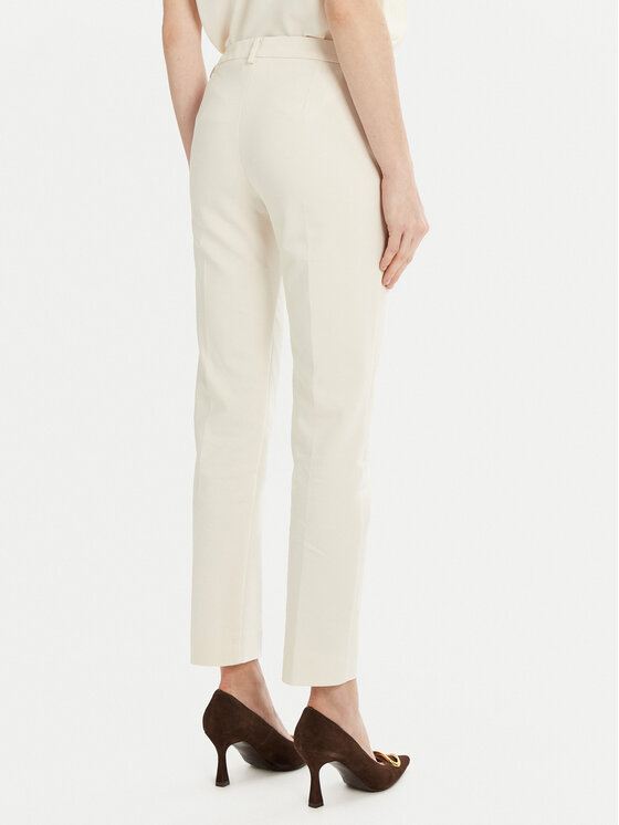 Marella Marella Chinos kelnes Irlanda 2515131021 Balta Slim Fit